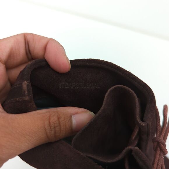 Burberry Women 36 US 6 Prorsum Tanfield 110 Ankle Boots Booties Brown Suede - Picture 9 of 14